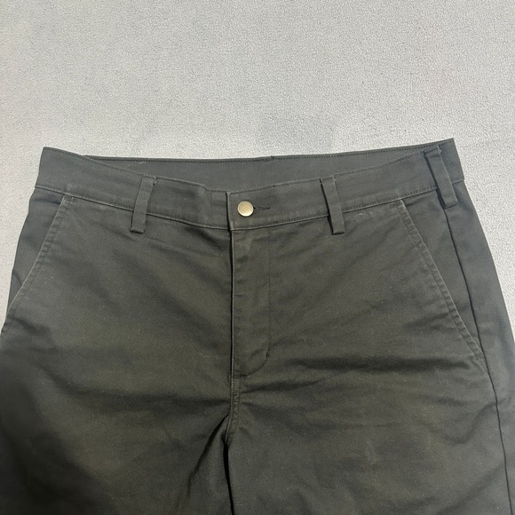 40 Grit by Duluth Trading Chino Shorts Standard Fit Flat Front Black Mens Sz 34 - Picture 3 of 12